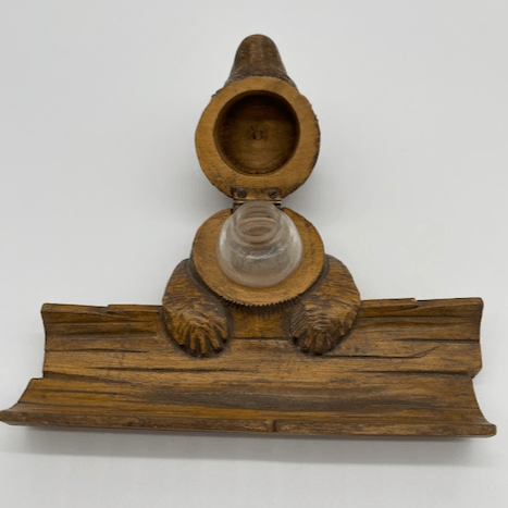 Black Forest Bear Pen holder and Inkwell