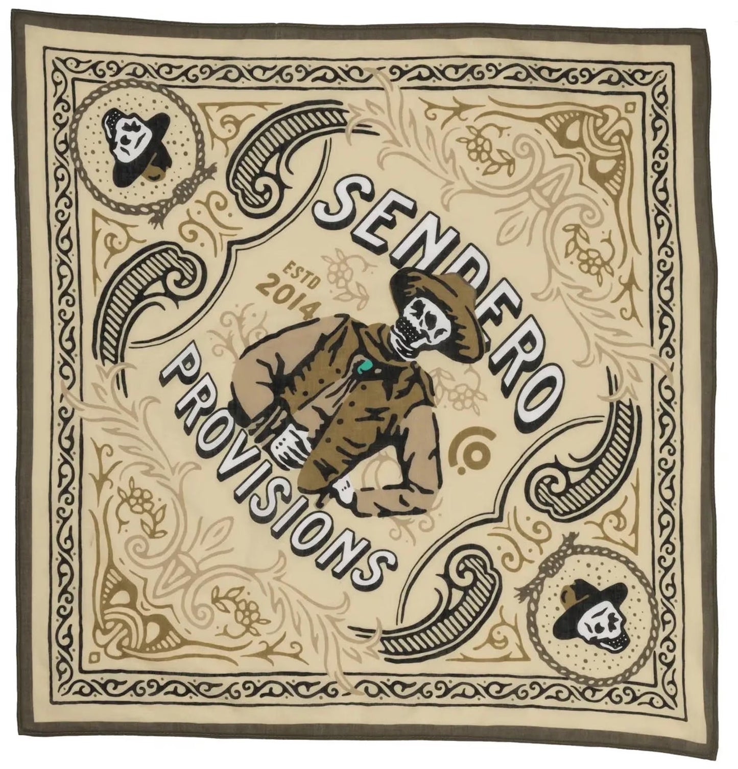 El Boro Bandana | Sendero Provisions Co. | 100% Japanese Organic Cotton |Neck scarf