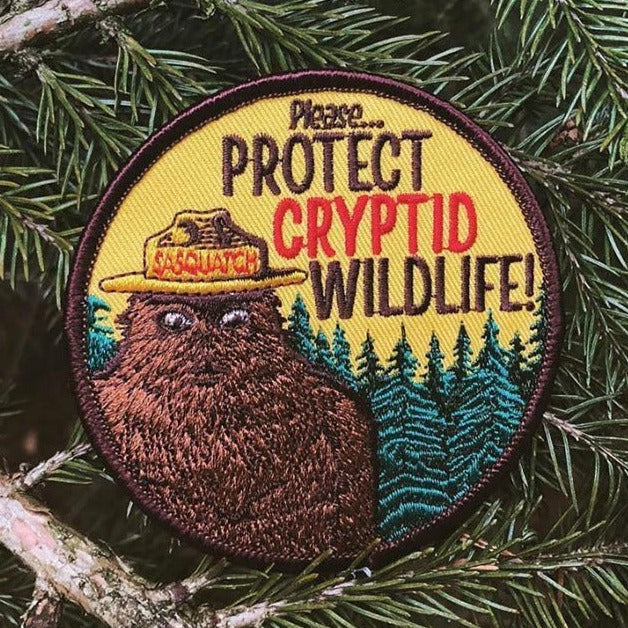 Cryptid PSA Patch - Cryptozoology Tracking Society