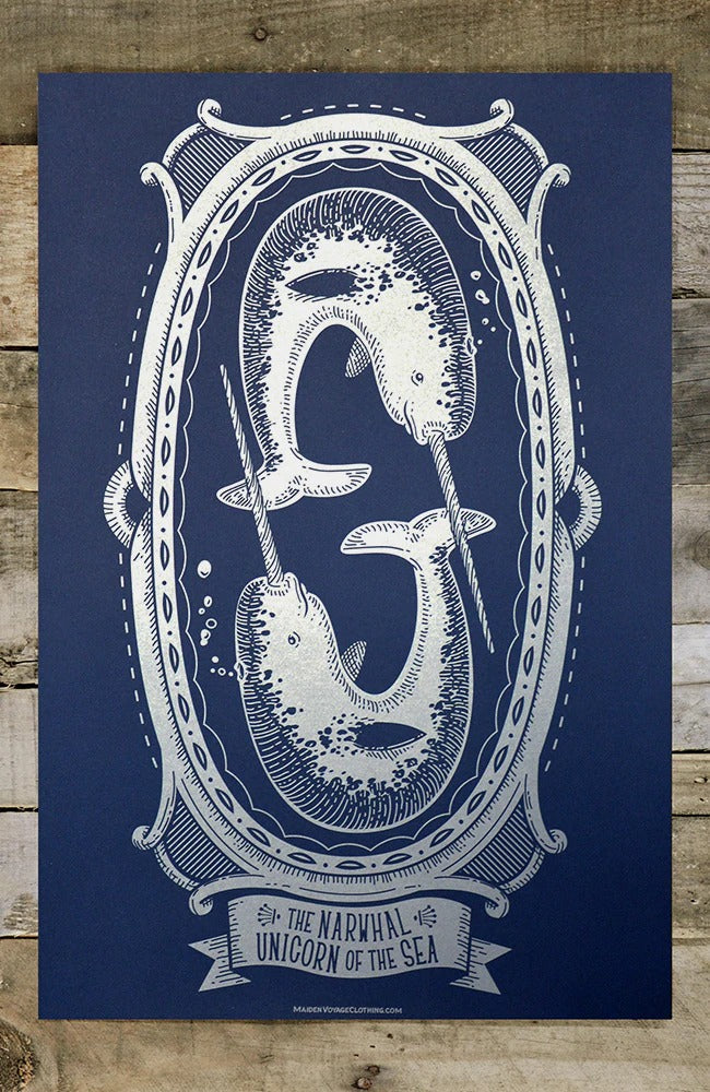 Narwhal - Unicorn of the Sea Poster