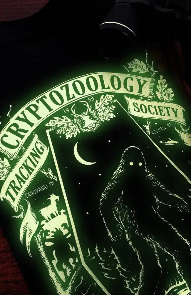 Cryptozoology Tracking Society Unisex Tee - Glow in the Dark T-Shirt
