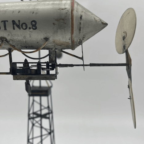 German tin Zeppelin Model