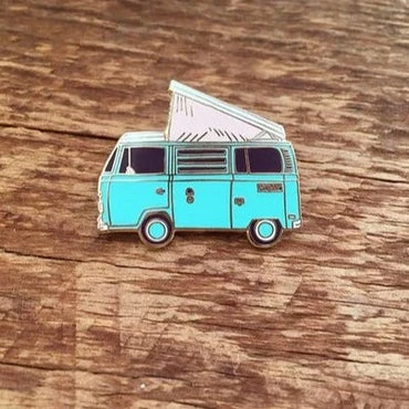 Camper Van Enamel Pin