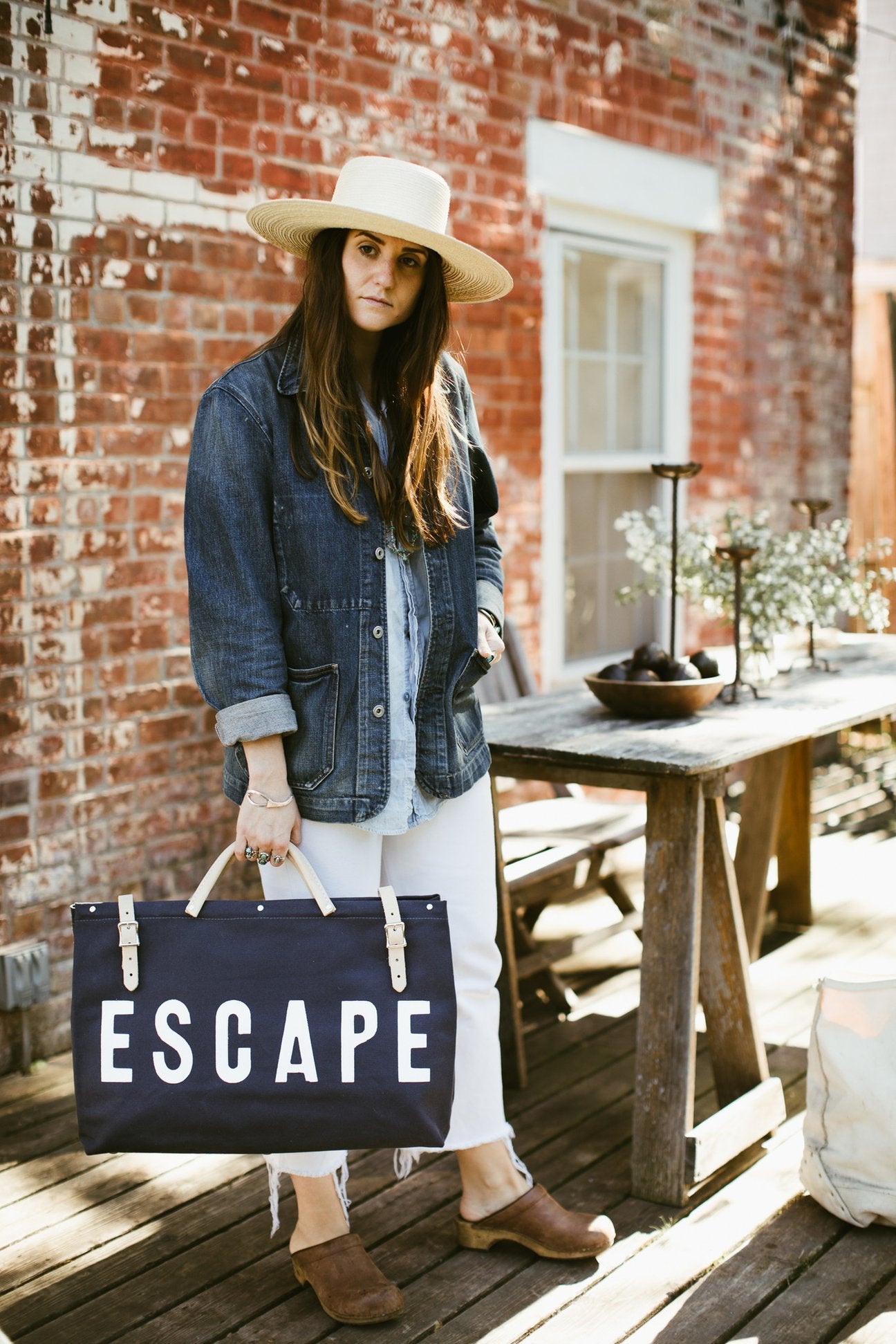 ESCAPE Canvas Utility Bag  Navy Blue - Harold&Charles