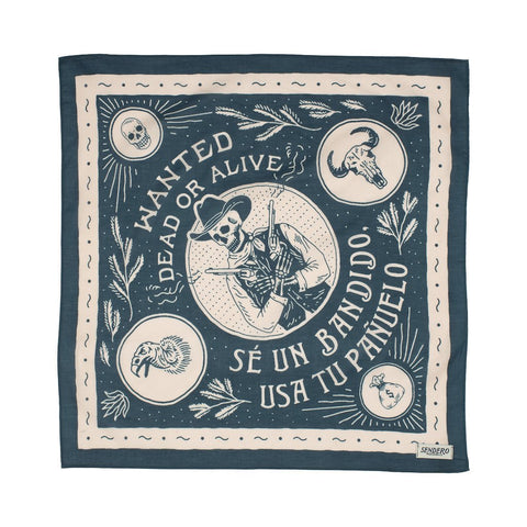 Dead or Alive Bandana  | Sendero Provisions Co | 100% Japanese organic cotton