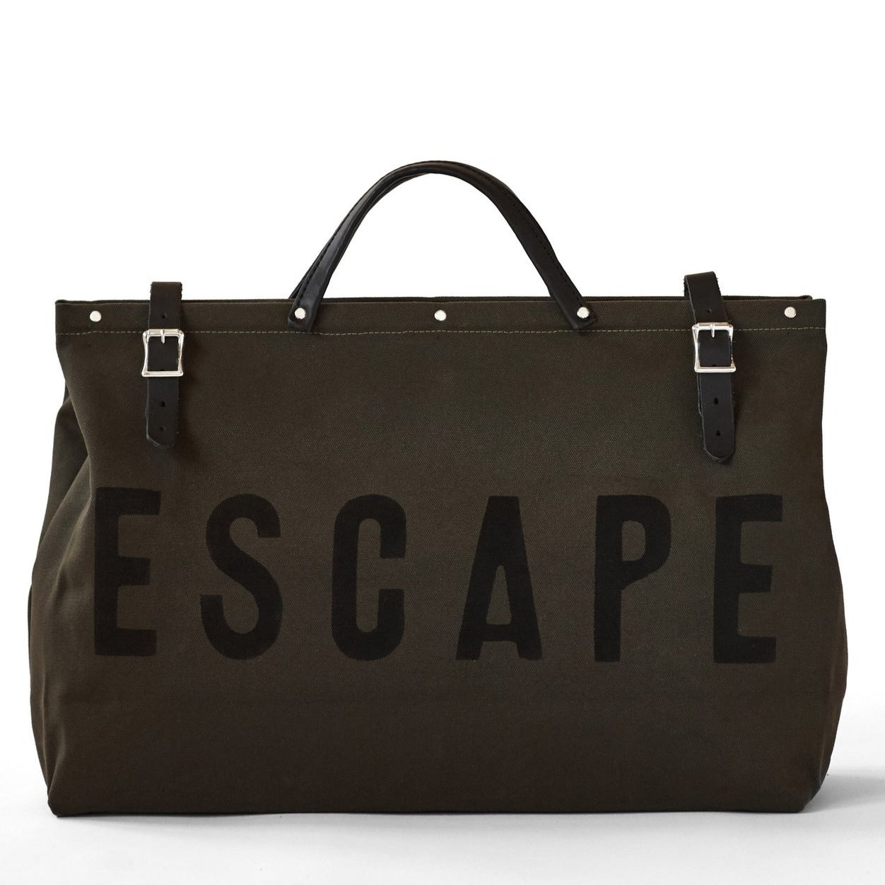ESCAPE Canvas Utility Bag  Olive Green - Harold&Charles