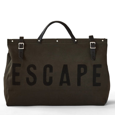 ESCAPE Canvas Utility Bag  Olive Green | Forestbound Bags
