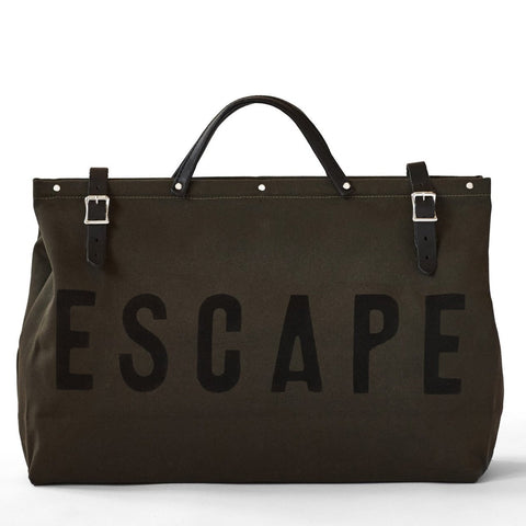 ESCAPE Canvas Utility Bag  Olive Green | Forestbound Bags