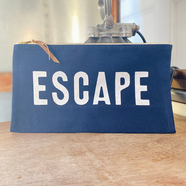 FORESTBOUND ESCAPE Travel Clutch Navy Blue