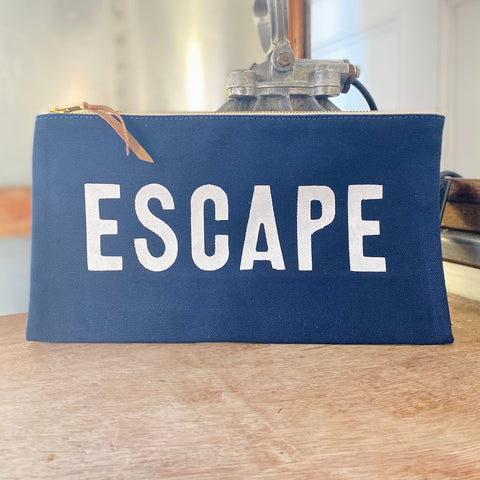 FORESTBOUND ESCAPE Travel Clutch Navy Blue