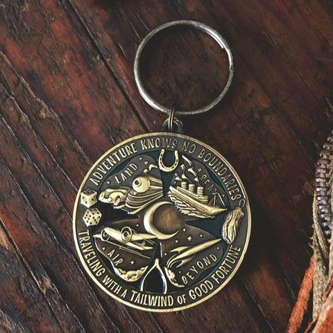 Lucky Travel Keychain - World's Luckiest Travel Jumbo Keychain!