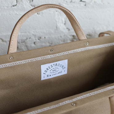 ESCAPE Canvas Utility Bag Khaki | Forestbound Bags