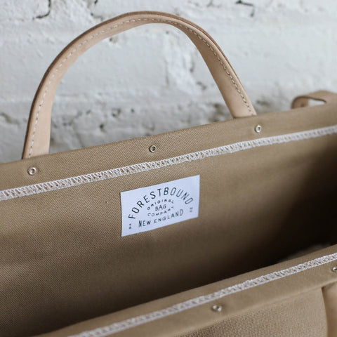 ESCAPE Canvas Utility Bag Khaki | Forestbound Bags