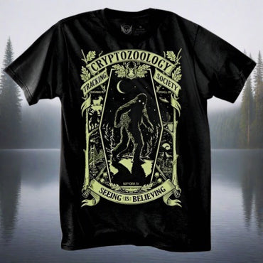 Cryptozoology Tracking Society Unisex Tee - Glow in the Dark T-Shirt