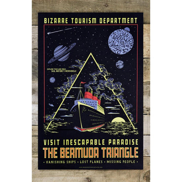 Bermuda Triangle - Glow in the Dark Poster