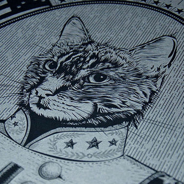 Nine Lives to Live, Nine Lives to Give Poster Cat Poster