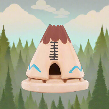 Teepee Incense Cone Burner Incienso De Santa Fe